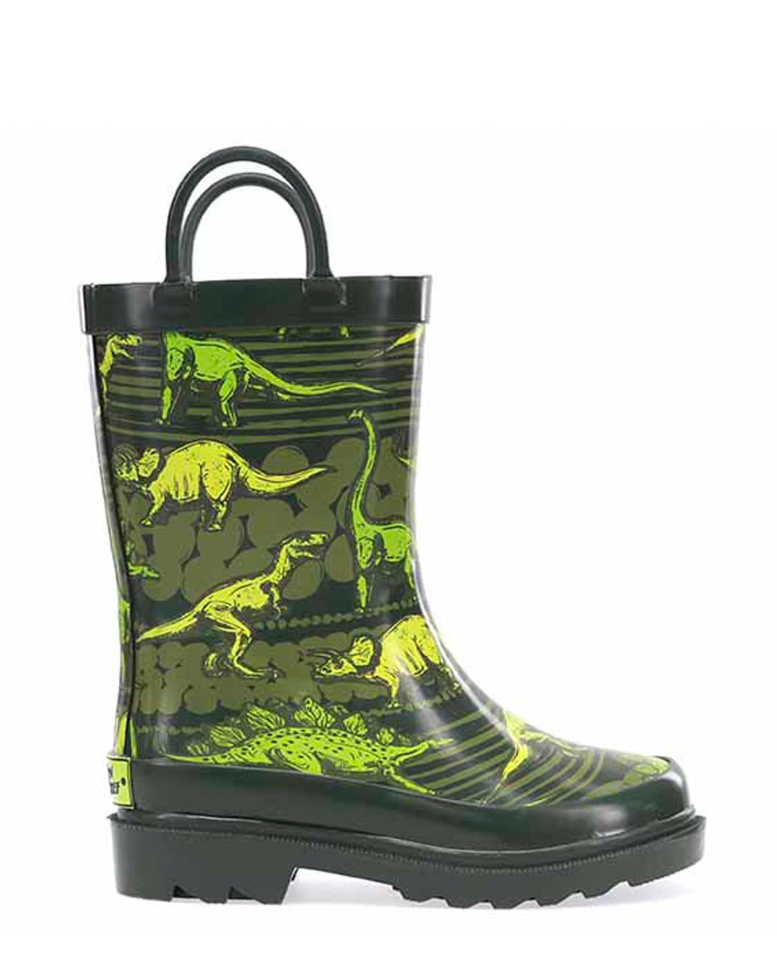 Olive green rain boots best sale