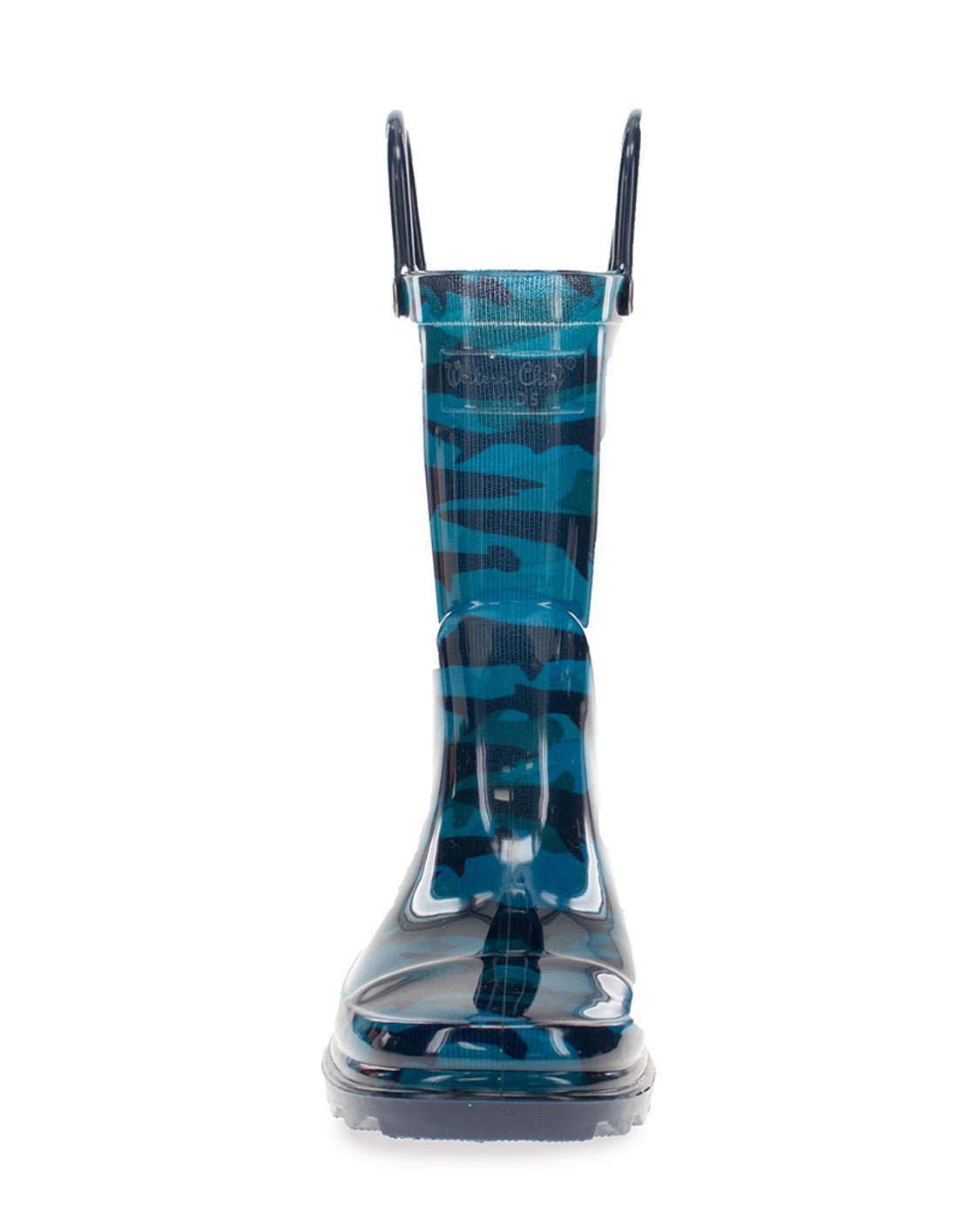 Kids Camo Shark Lighted Rain Boot - Blue - Western Chief