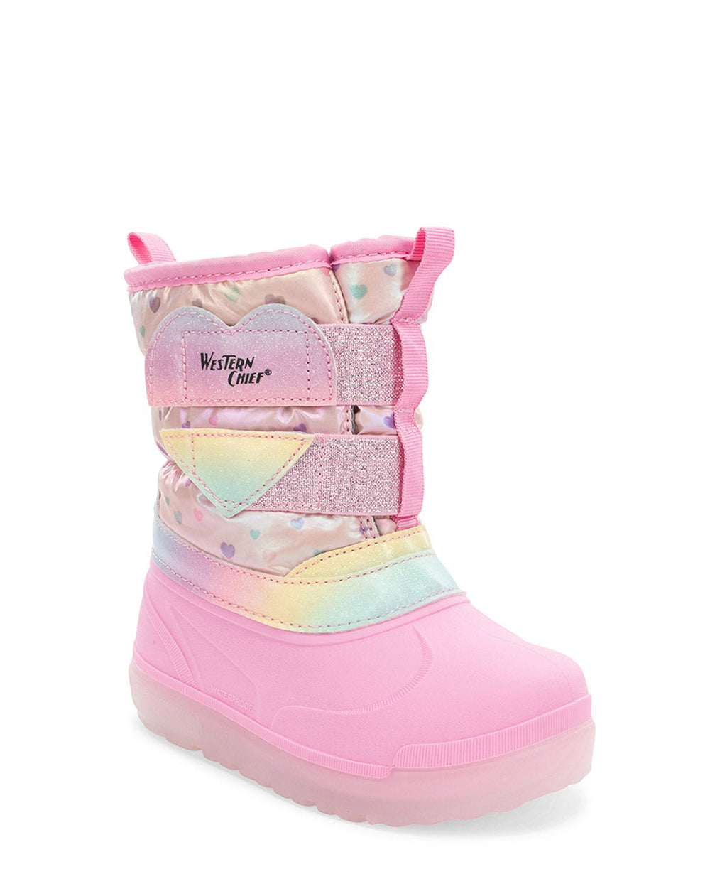 Kids Denali Lighted Faux Fur Cold Weather Boot - Pink - Western Chief