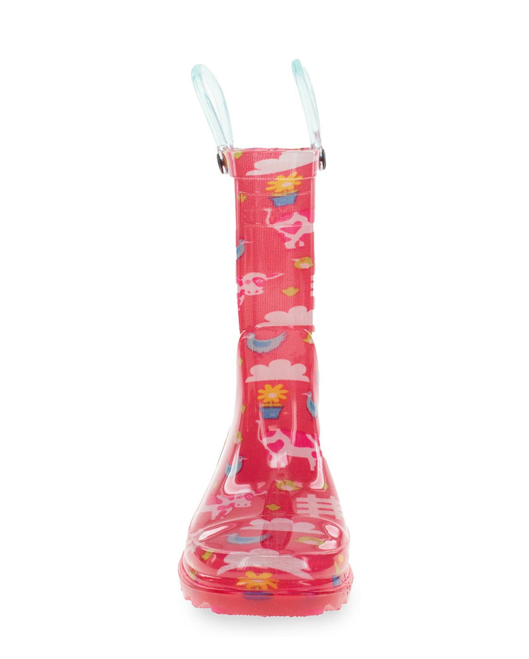 Kids Farm Friends Lighted Rain Boot - Pink - Western Chief