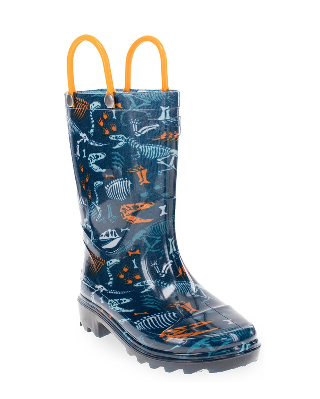 Kids Fossilized Lighted Rain Boot - Navy - Western Chief