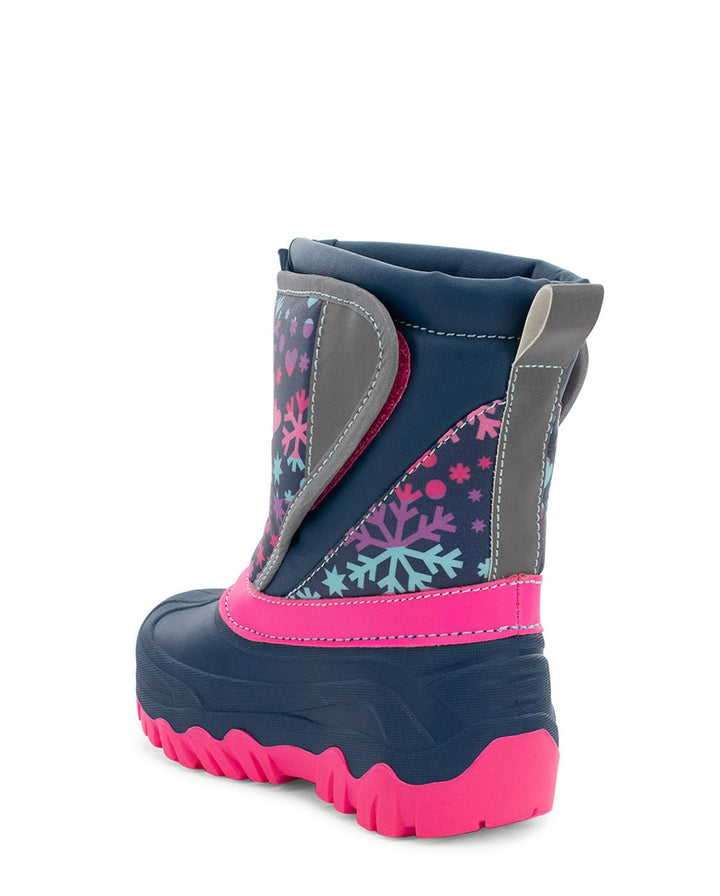 Kids Selah Faux Fur Cold Weather Boot - Navy - Western Chief