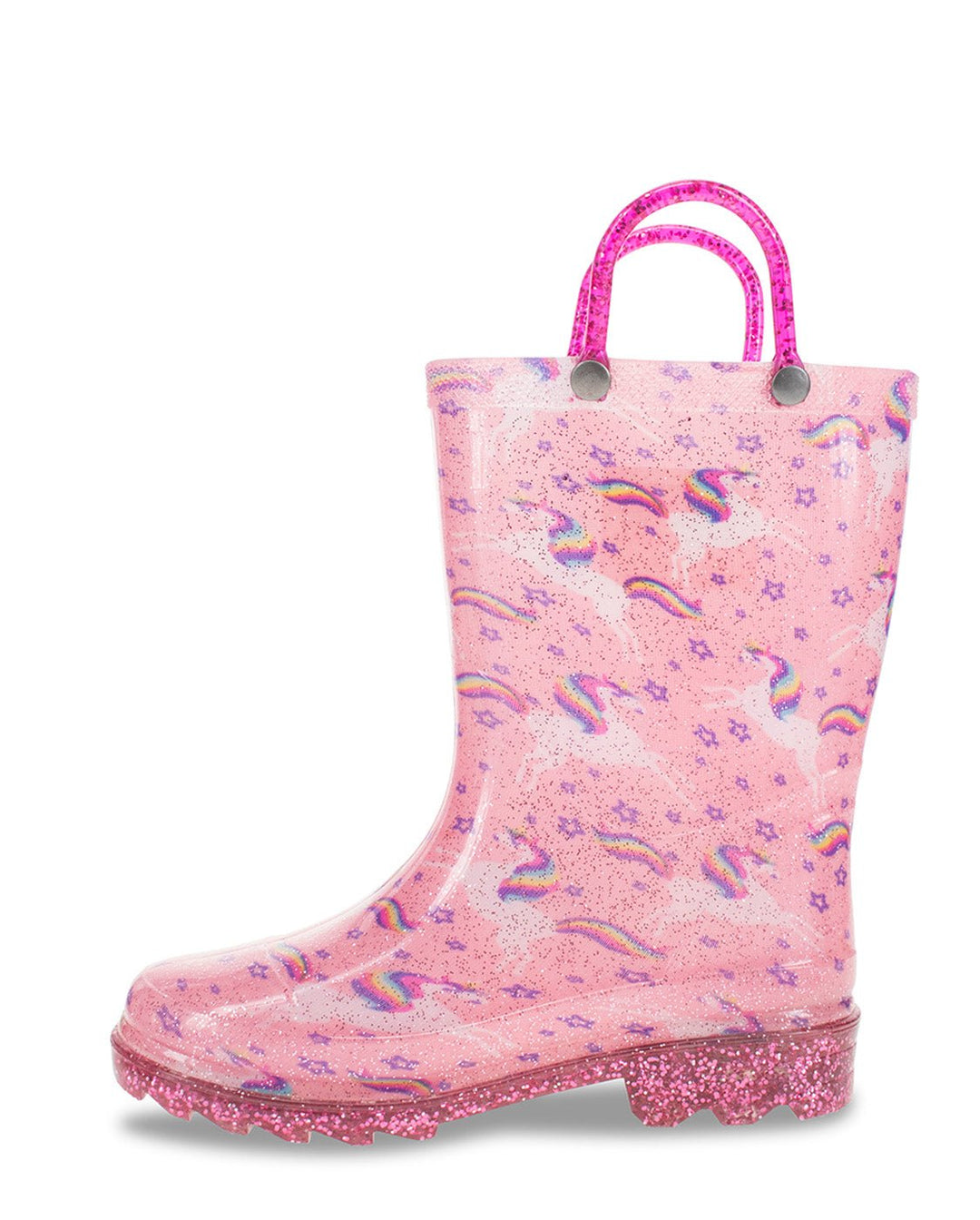 Kids Sparkle Unicorn Dreams Lighted Rain Boot - Pink - Western Chief