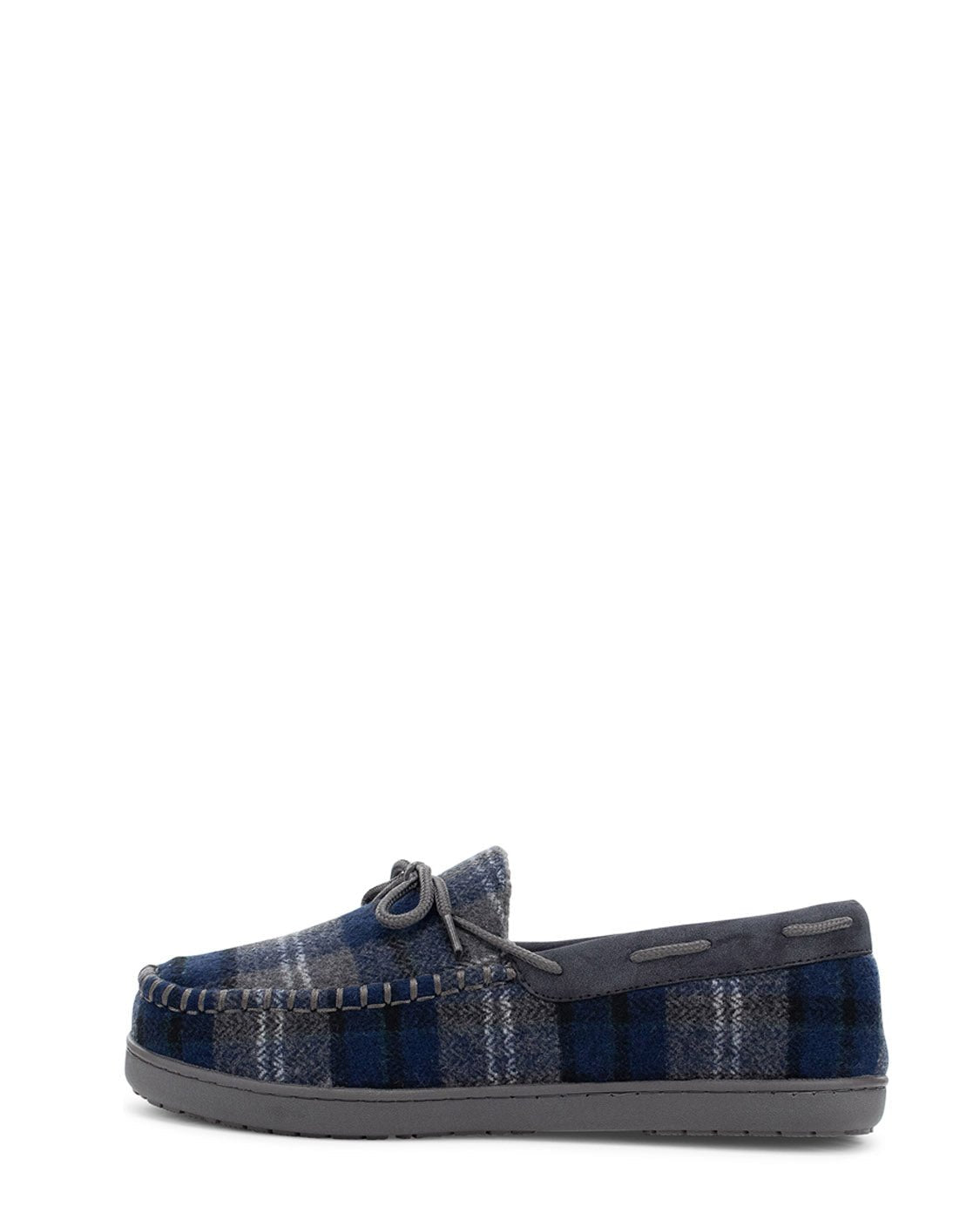 Men's Linden Plaid Moc Slipper - Navy - Western Chief