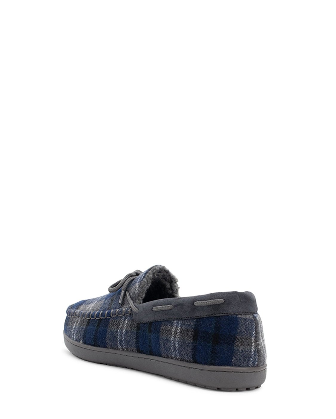 Men's Linden Plaid Moc Slipper - Navy - Western Chief