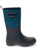 Women's Chicken Houndstooth Neoprene Mid Cold Weather Boot - Blue - Western Chief