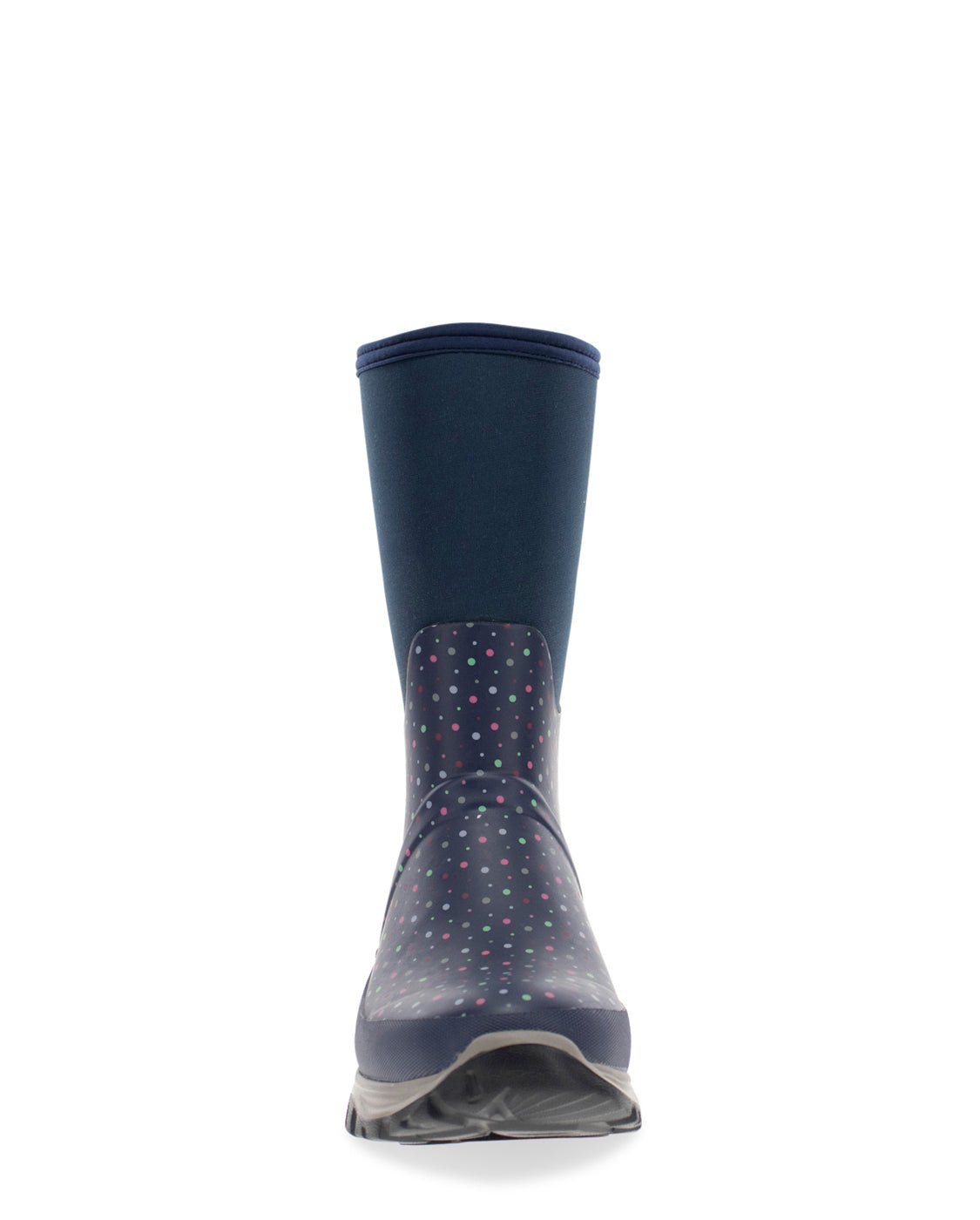 Women's Dainty Dot Neoprene Mid Cold Weather Boot - Navy - Western Chief