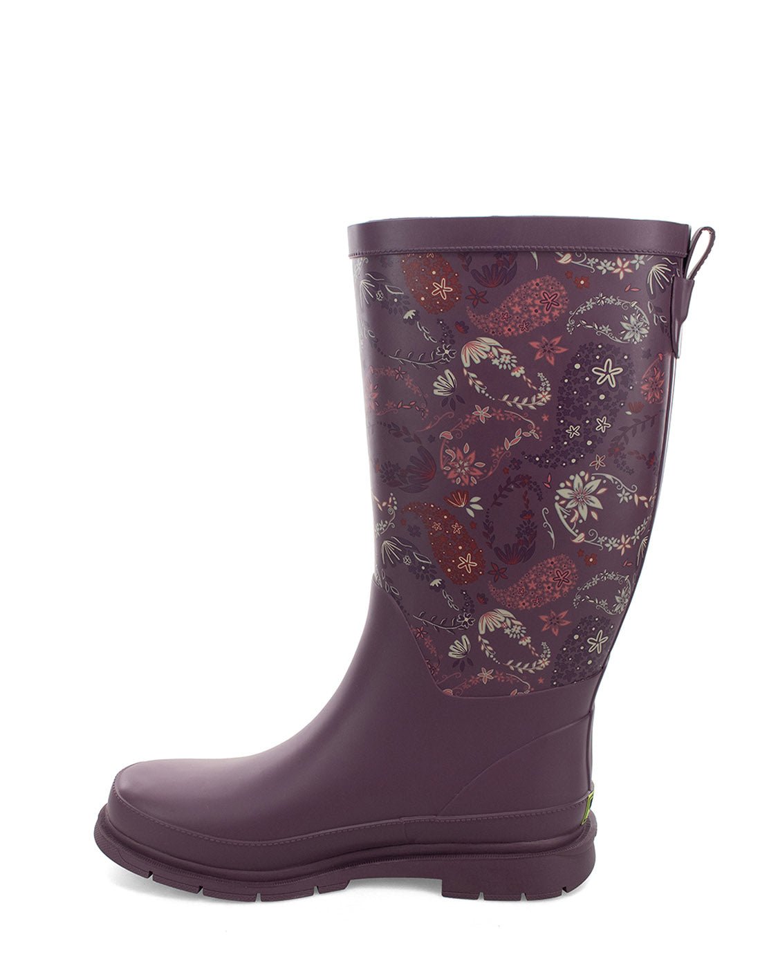 Women's Floral Paisley Tall Rain Boot - Plum - Western Chief