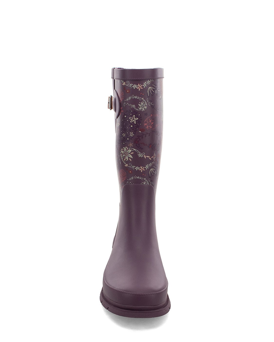 Women's Floral Paisley Tall Rain Boot - Plum - Western Chief