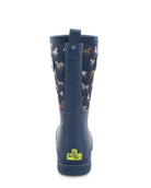 Women's Horse Neoprene Faux Fur Mid Cold Weather Boot - Navy - Western Chief