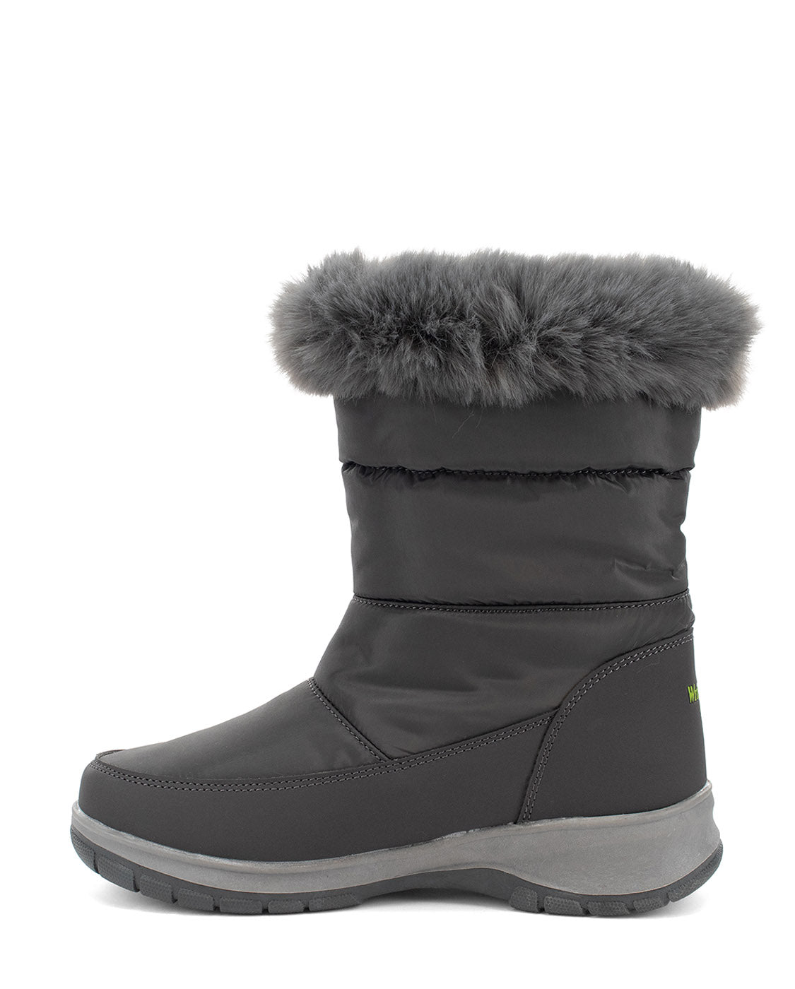 Women's Pine Faux Fur Mid Cold Weather Boot - Charcoal - Western Chief