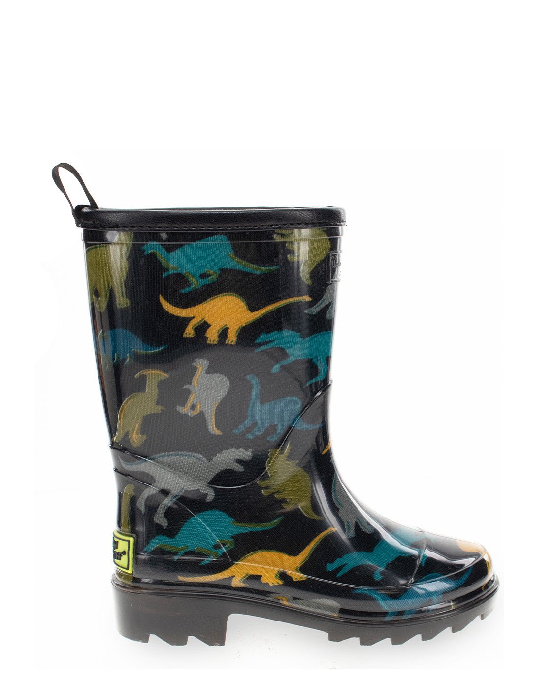 Dino Dimension Faux Fur Rain Boot - Black - Western Chief