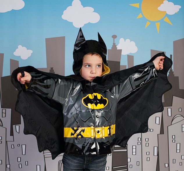 Kids Batman Raincoat - Black - Western Chief