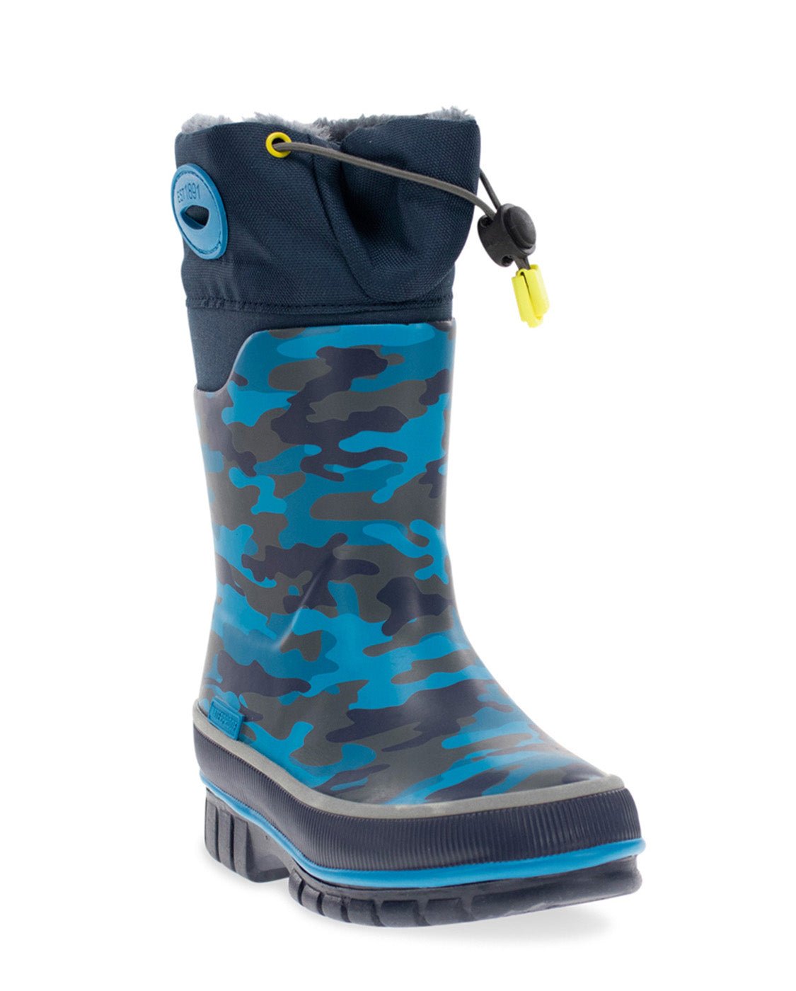 Kids Camo Frost Neoprene Cold Weather Boot - Navy - Western Chief