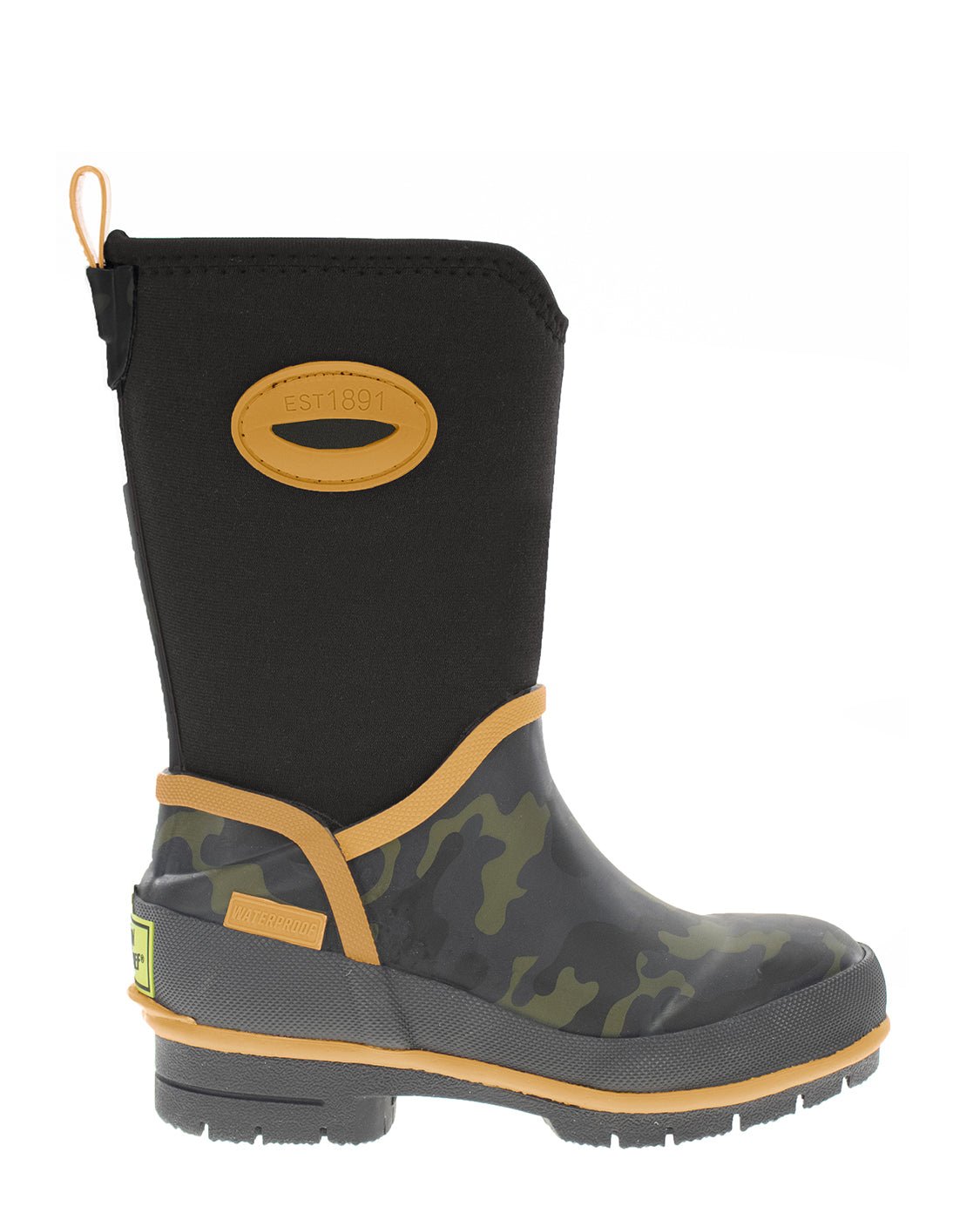 Kids Camo Neoprene Cold Weather Boot - Olive - Western Chief