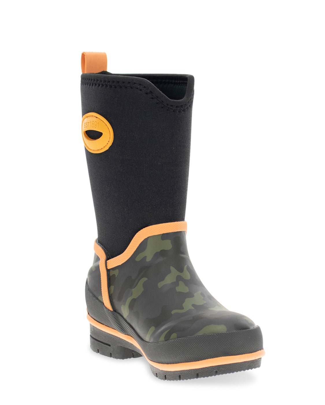 Kids Camo Neoprene Cold Weather Boot - Olive - Western Chief