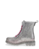 Kids Combat Ankle Rain Boot - Silver - Western Chief