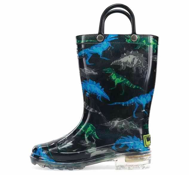 Toddler boy shop dinosaur rain boots