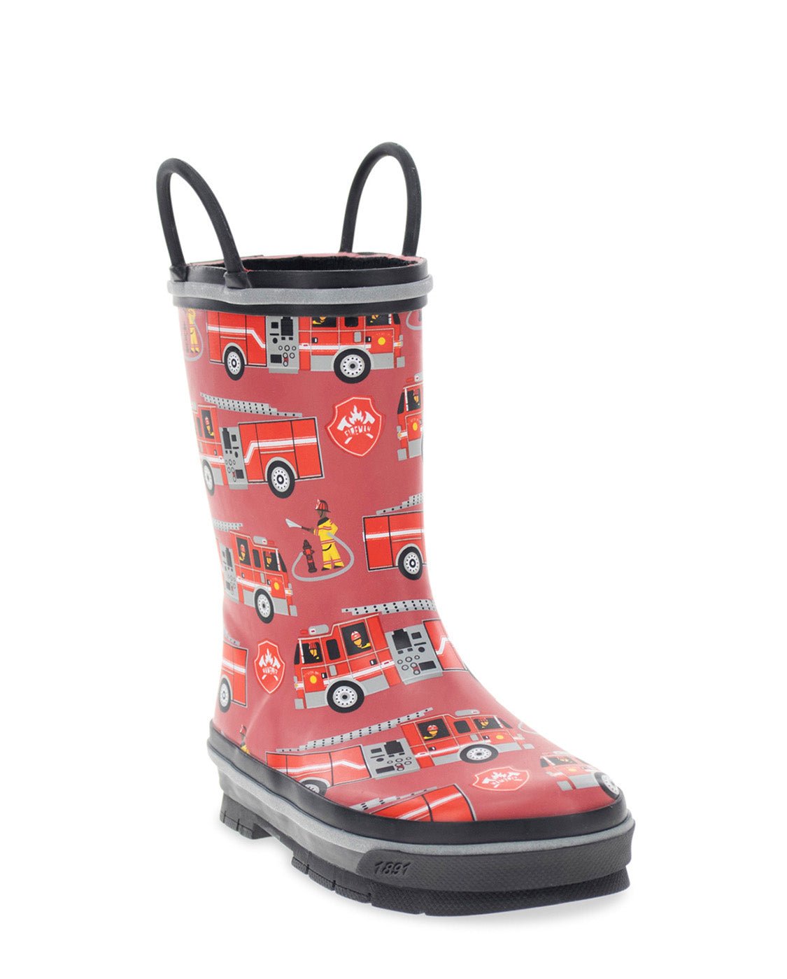 Kids Fire Truck Rescue Rain Boot - Red - Western Chief