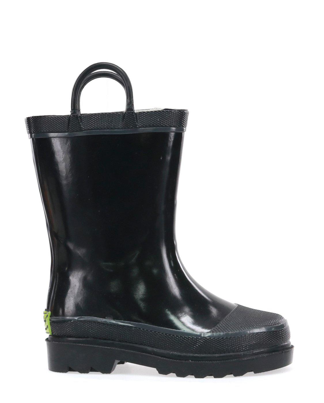 Black rain hotsell boots for kids