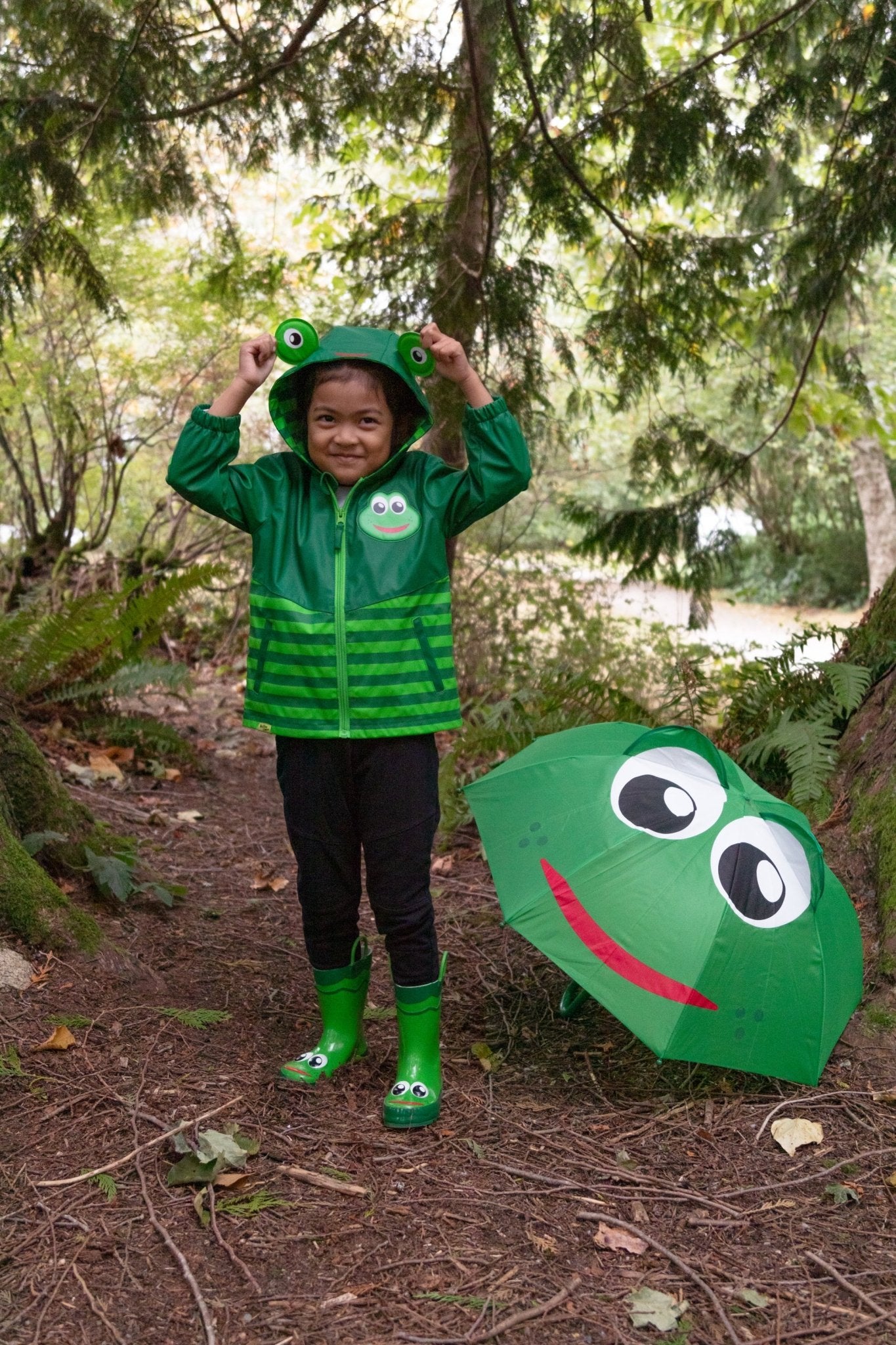 Western Chief Kids Frog Rain Gear Set