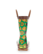 Kids Girl Scouts It's Raining Cookies Rain Boot - Green - Western Chief