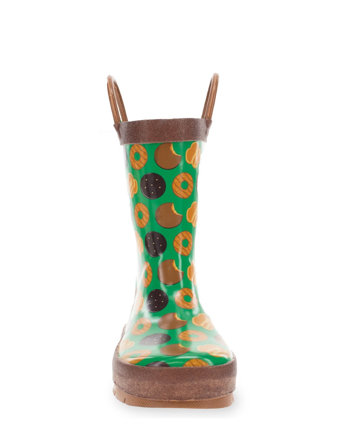 Kids Girl Scouts It's Raining Cookies Rain Boot - Green - Western Chief