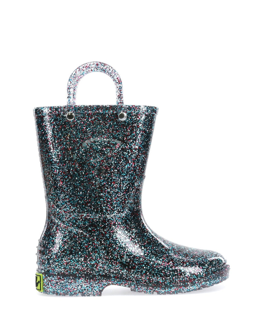 adult glitter rain boots