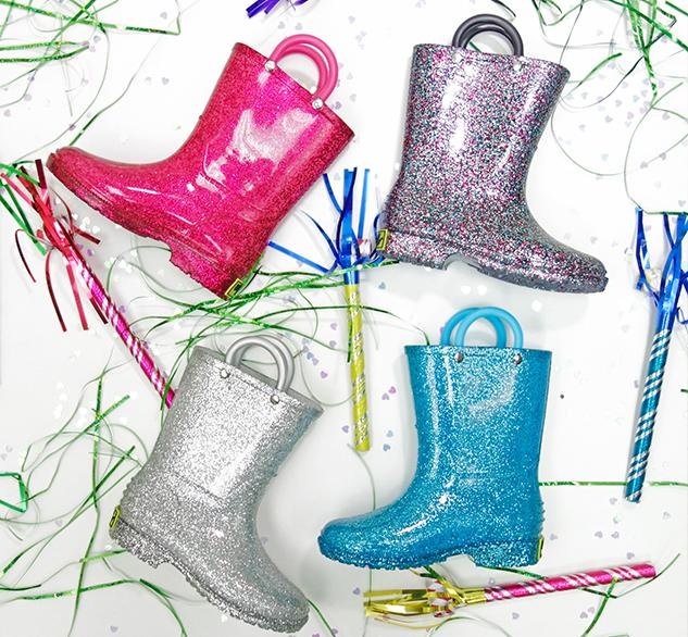 Glitter rain boots outlet girls