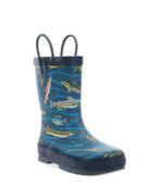 Kids Gone Fish'n Rain Boot - Navy - Western Chief