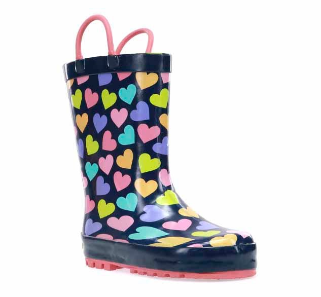 Kids Happy Hearts Rain Boot - Multi - Western Chief