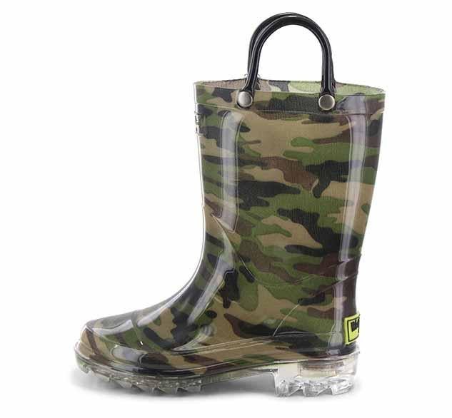 Kids Lighted Rain Boot - Camo - Western Chief