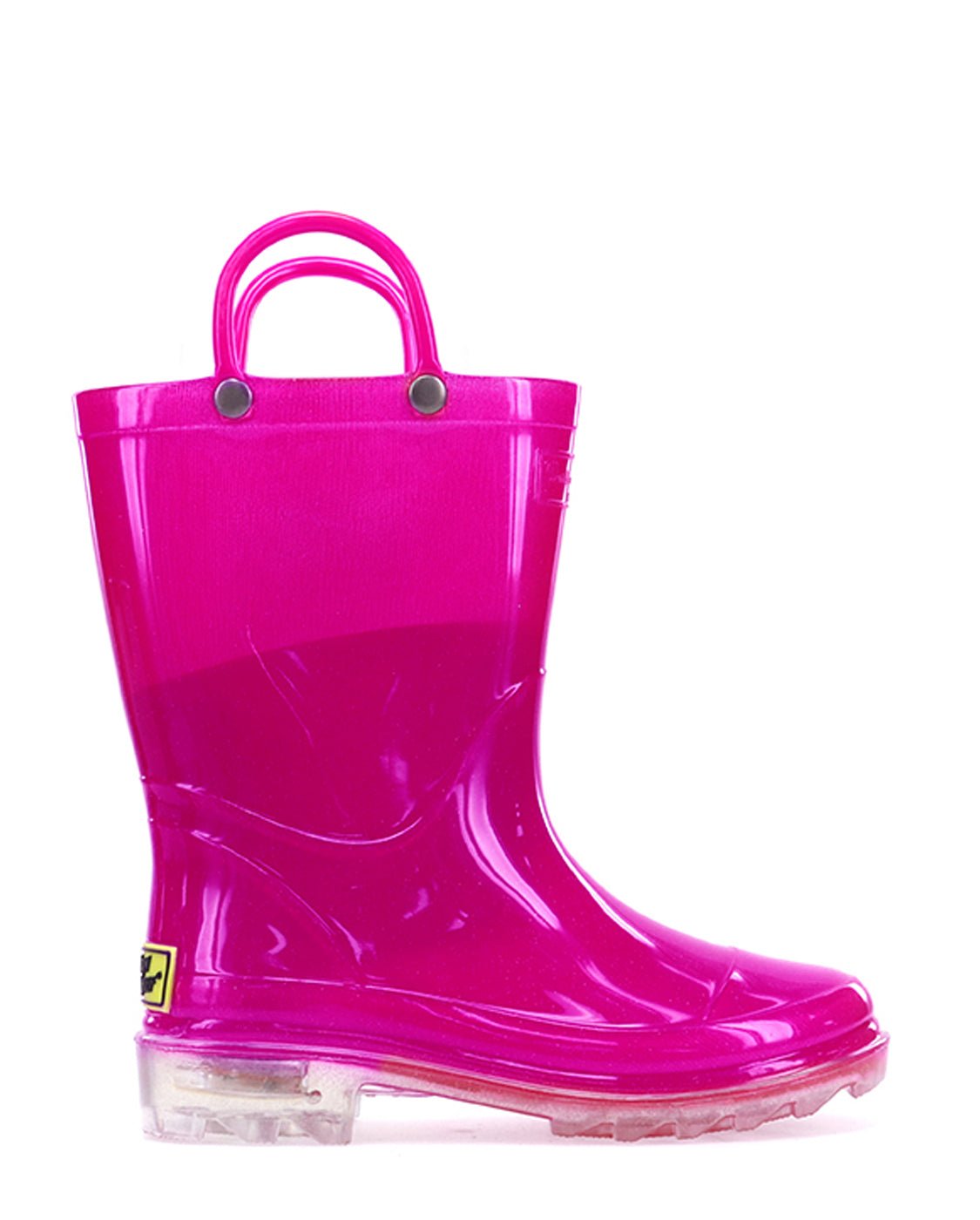 Kids Lighted Solid Rain Boot - Pink - Western Chief