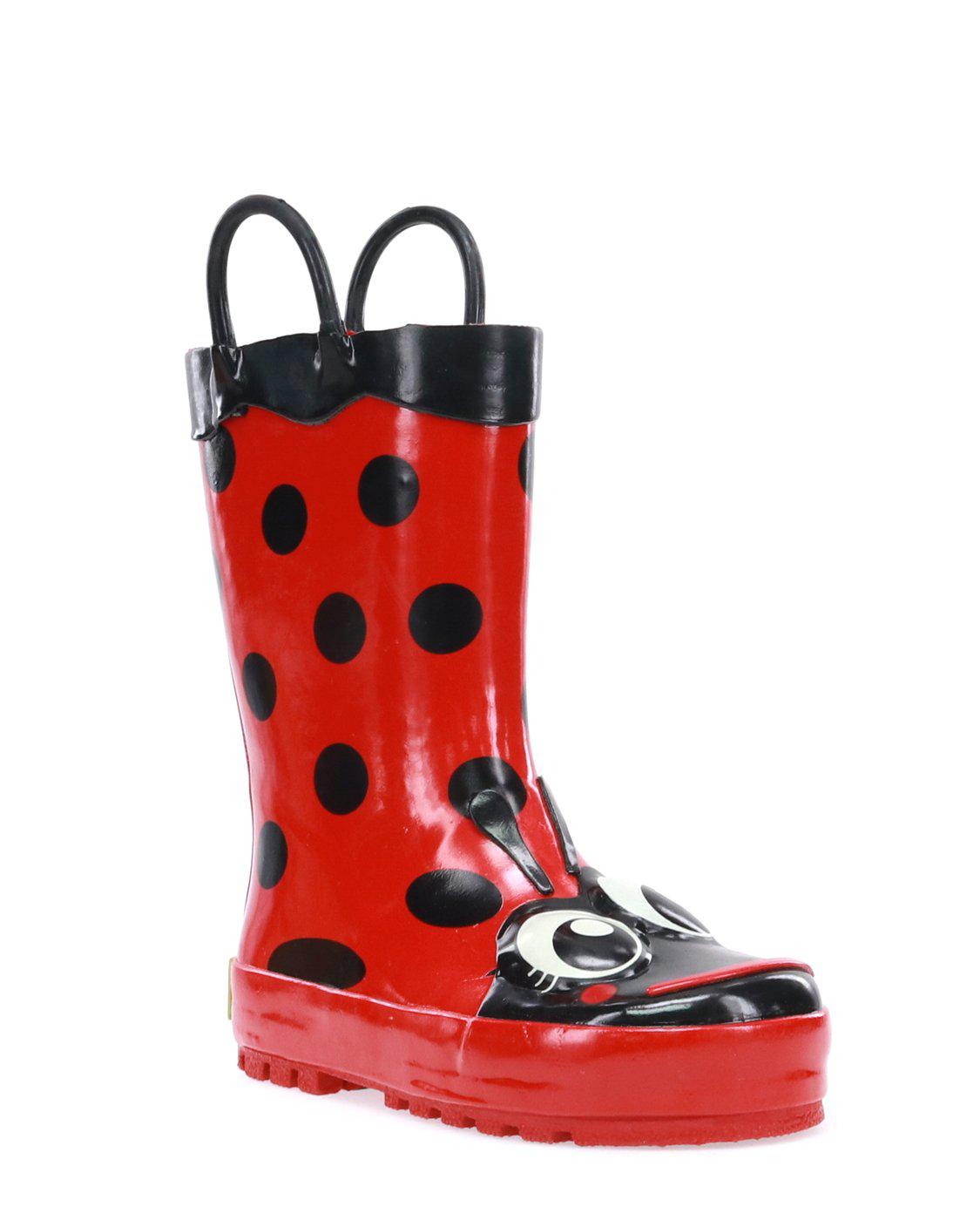 Kids Lucy Ladybug Rain Boot - Red - Western Chief