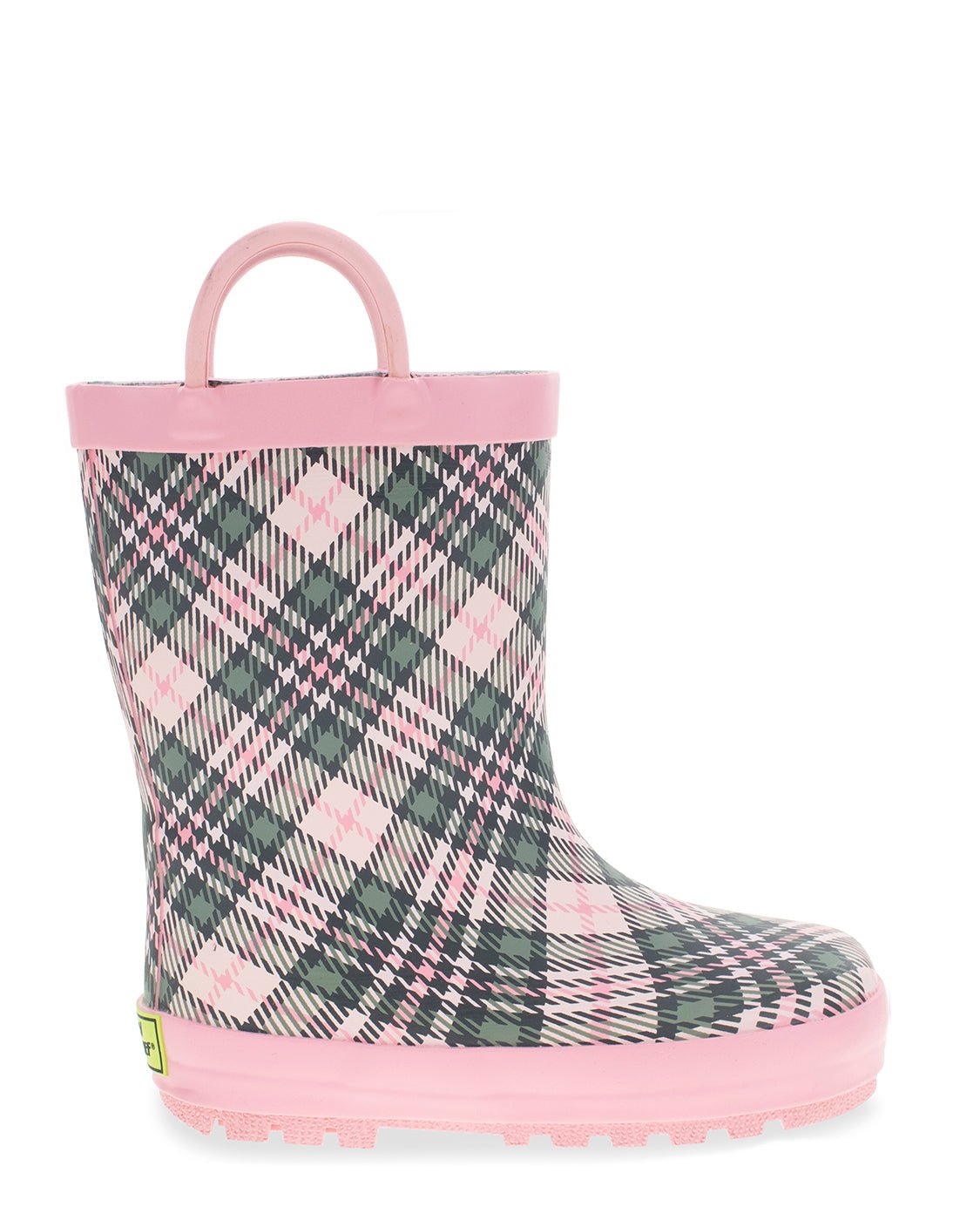 Kids Precious Plaid Rain Boot - Pink - Western Chief