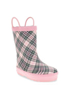 Kids Precious Plaid Rain Boot - Pink - Western Chief