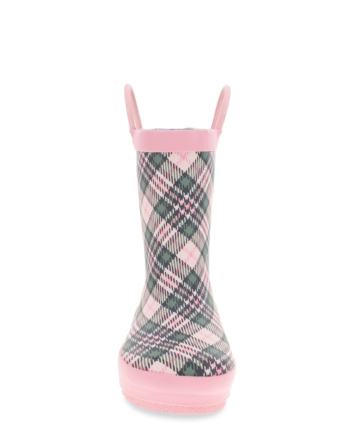 Kids Precious Plaid Rain Boot - Pink - Western Chief