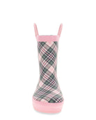 Kids Precious Plaid Rain Boot - Pink - Western Chief