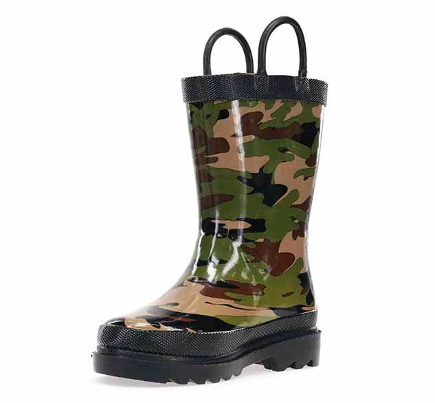 Toddler camo 2025 rain boots