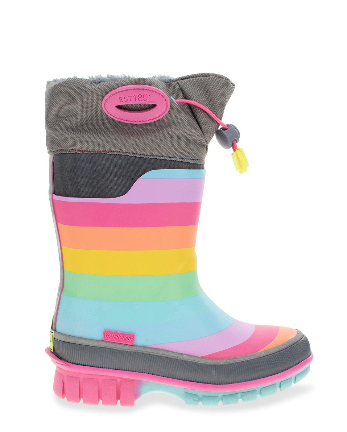 Kids Rainbow Rules Neoprene Cold Weather Boot - Multi - Western Chief