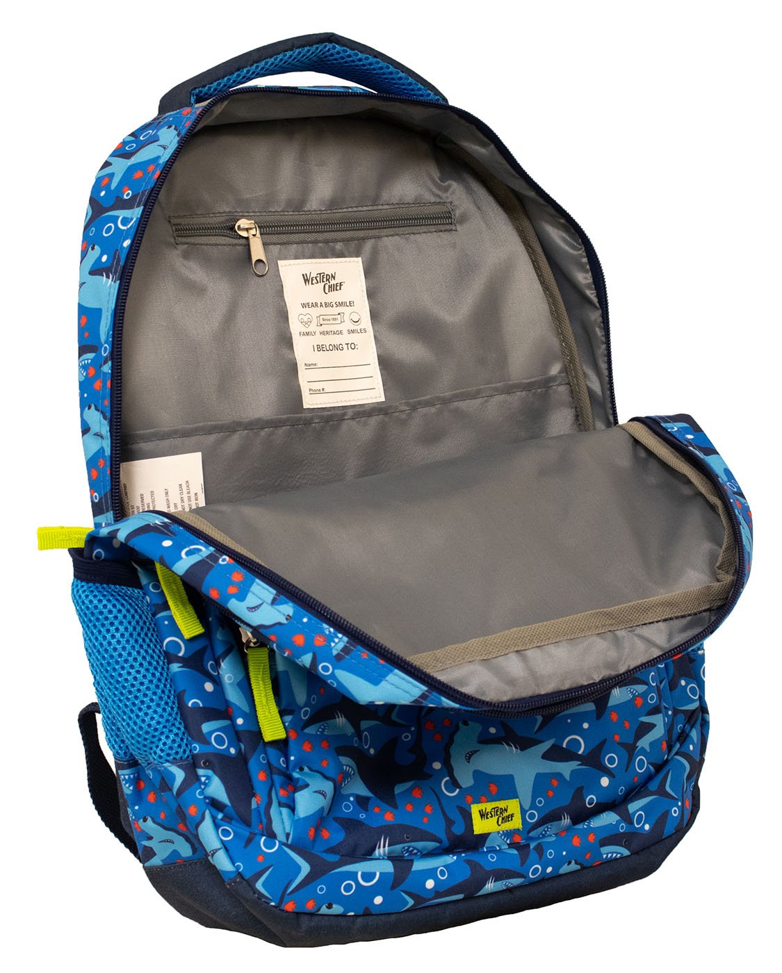 Kids Shark Chase Backpack - Navy - Western Chief