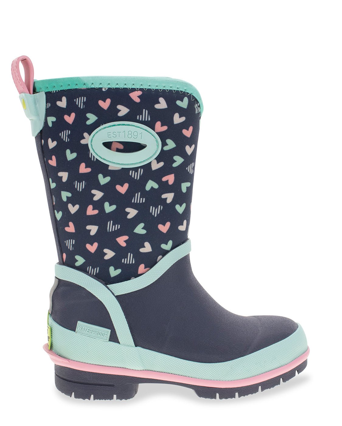 Kids Sweethearts Neoprene Cold Weather Boot - Navy - Western Chief