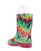 Kids Tie Dye Party Lighted Rain Boot - Multi - Western Chief