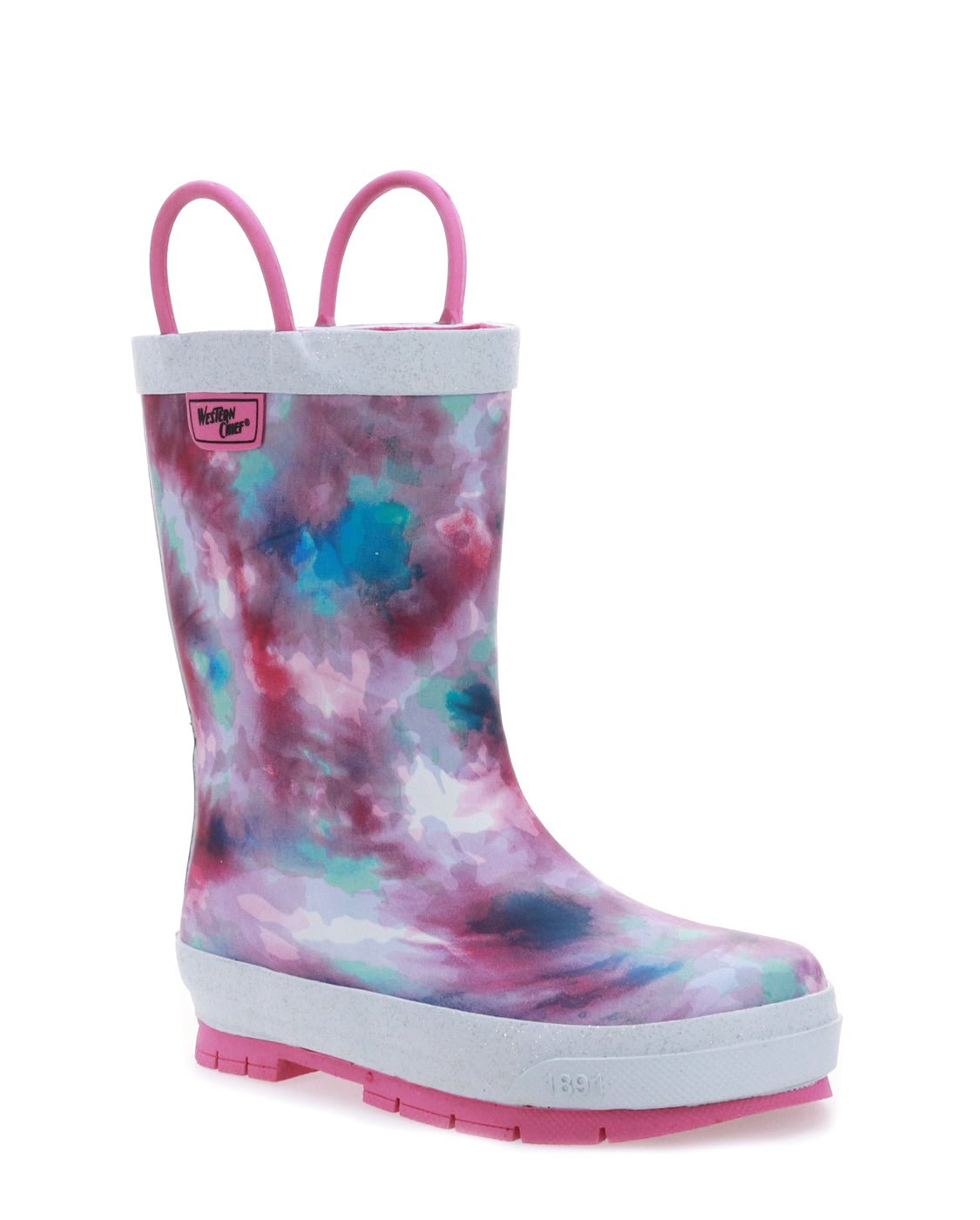 Kids Tie Dye Rain Boot - Fuchsia - Western Chief