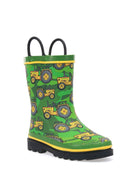 Kids Vintage Tractors Rain Boot - Green - Western Chief