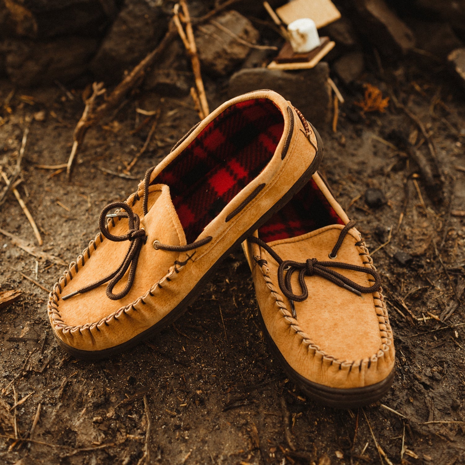 Men's Country Flannel Slipper - Wheat - Western Chief