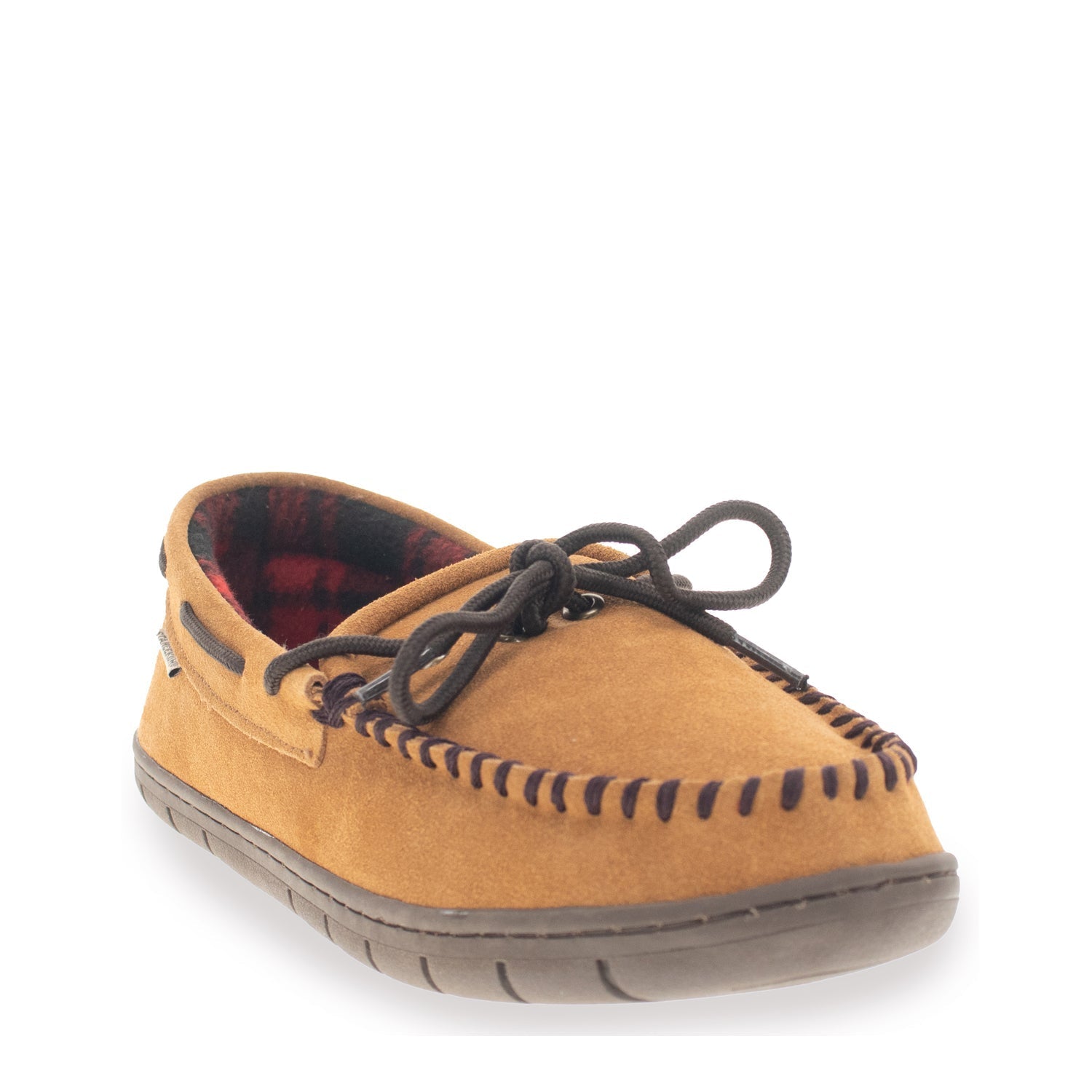 Flannel moccasins on sale