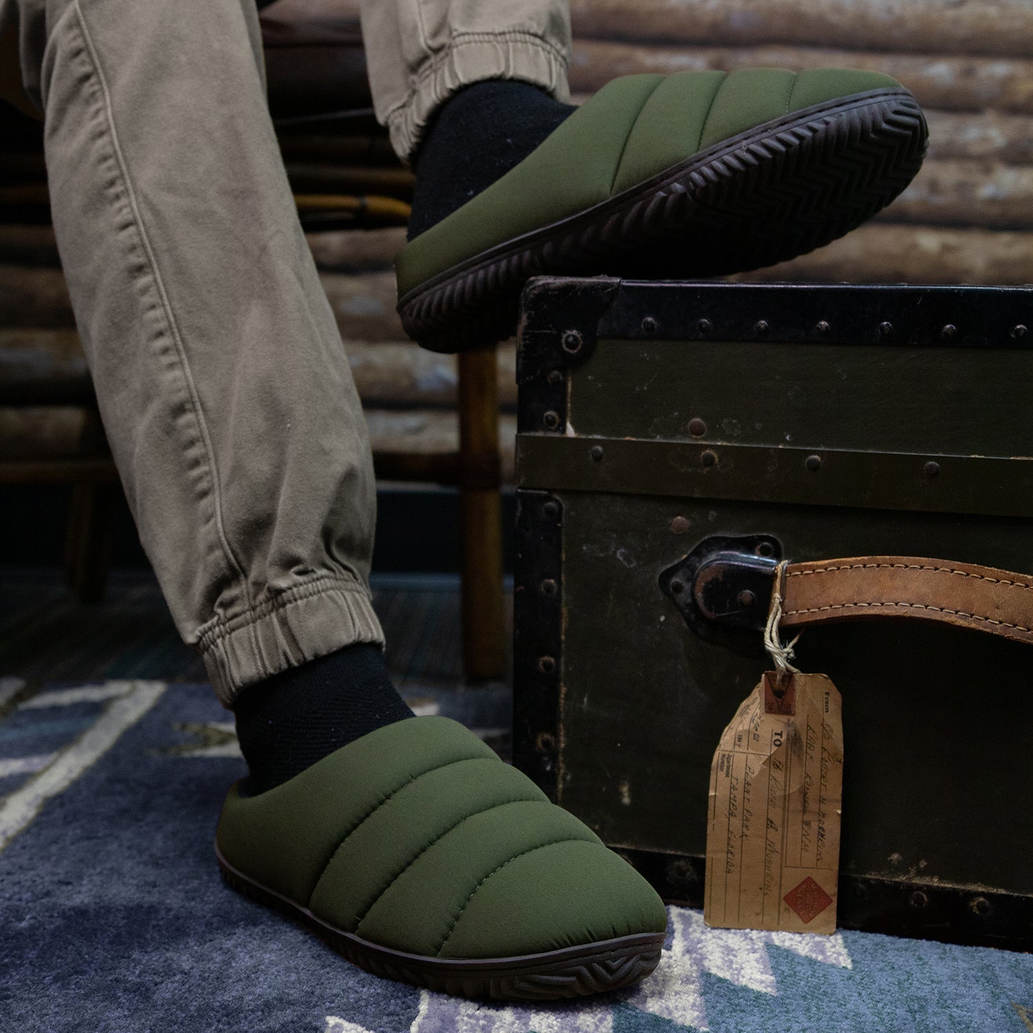 Men's Summit & Go Slipper - Olive - Western Chief