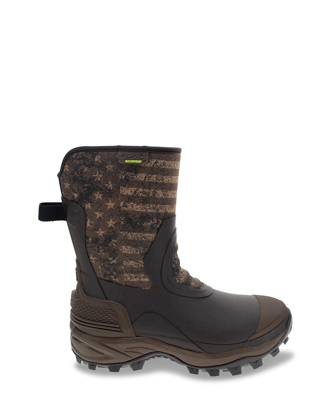 New! Men's Rambler Freedom Neoprene Mid Cold Weather Boot - Brown - Western Chief