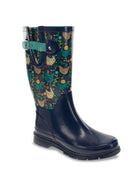 New! Women's Chicken Scratch Tall Rain Boot - Navy - Western Chief